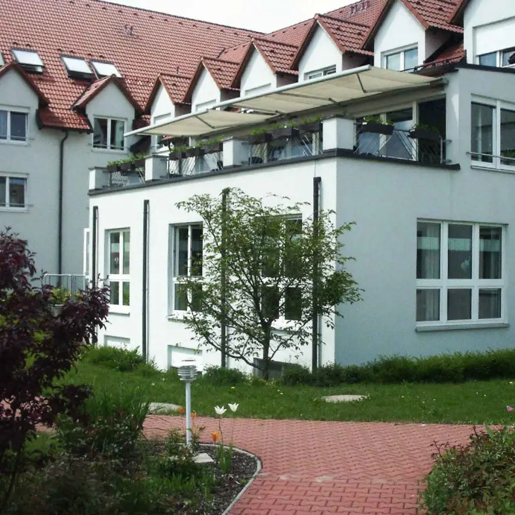 Die Rückseite des Hauses