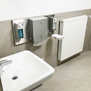 Eine behindertengerechte Toilette